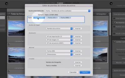 Curso de Lightroom Classic – Capítulo 4: Plantillas de renombrado de archivos